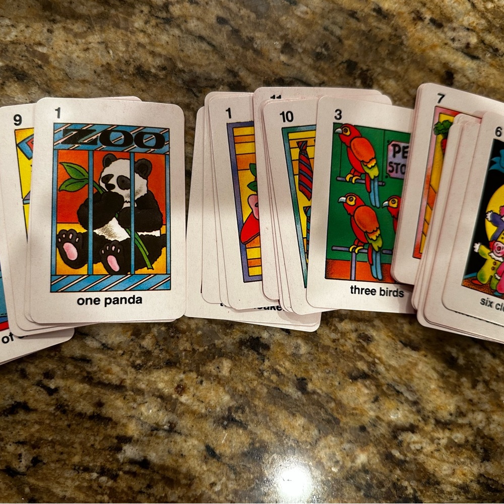 Brand New Number Learning Cards